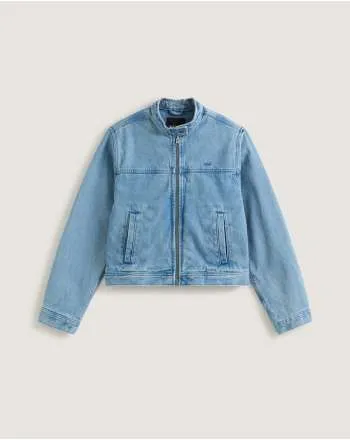 Premium Womens Pomona Collarless Station Jacket